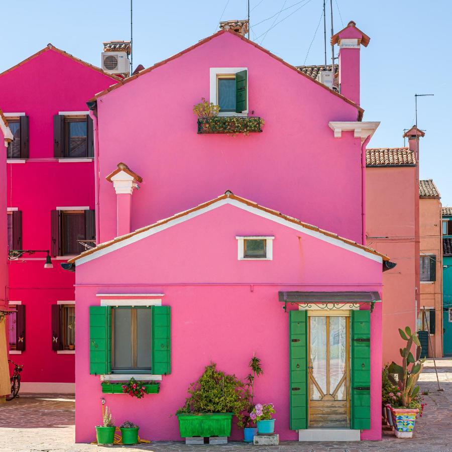 Night Galleria Holiday Home - Bed & Art In Burano - The Pink House エクステリア 写真